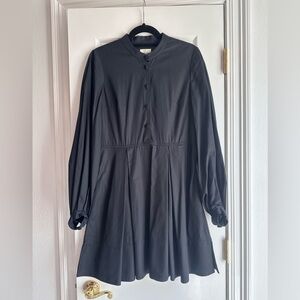 Khatie Black Crew Neck Long Sleeve Dress Size 6 - in perfect condition